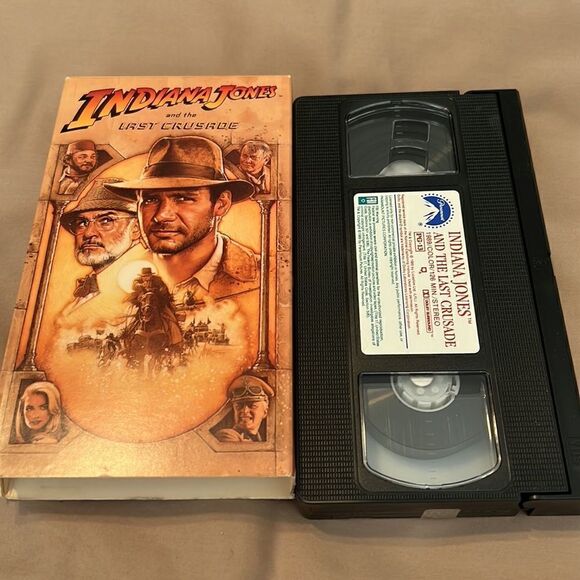 Vintage Indiana Jones VHS tapes these have been in storage for year - Picture 13 of 15